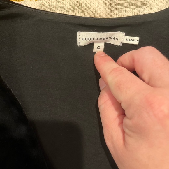 Good American velvet leotard - Picture 3 of 4